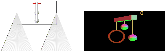 Animation showing 3D object and its multiple perspective views